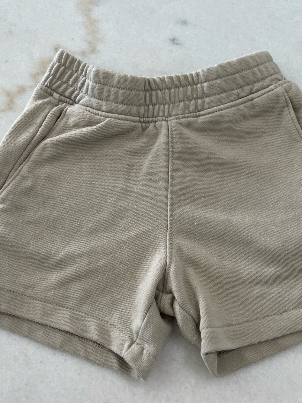 Cream shorts